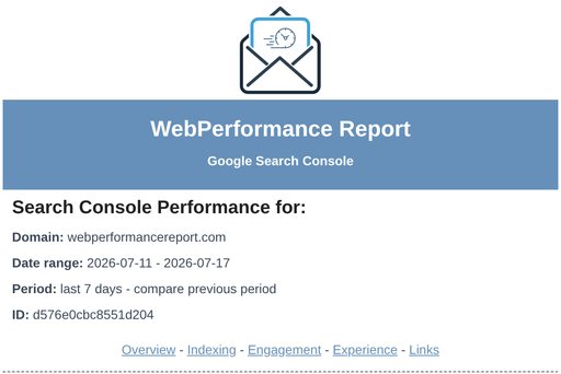 Search Report Details